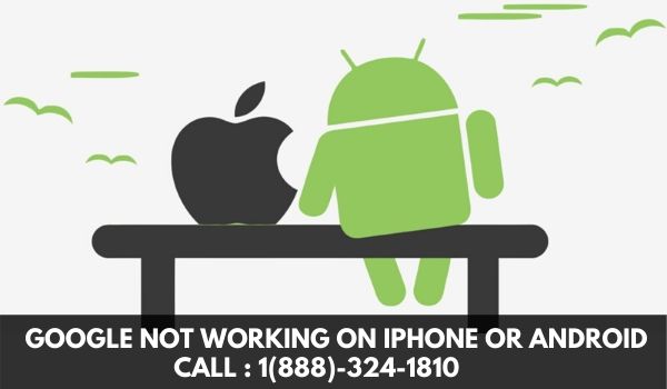 Google not working on iphone